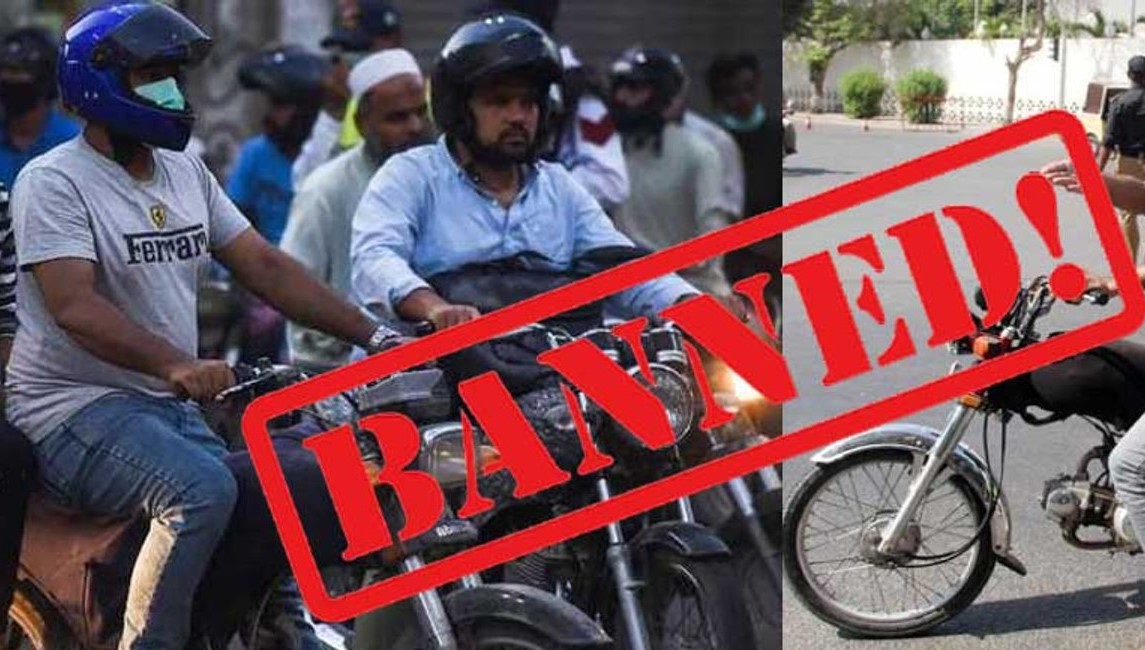 Karachi, Islamabad, Ban Pillion Riding