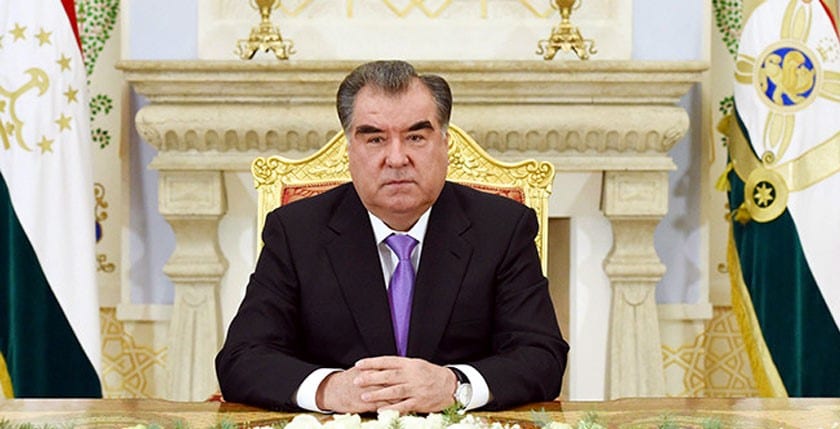 Tajik President, Emomali Rahmon