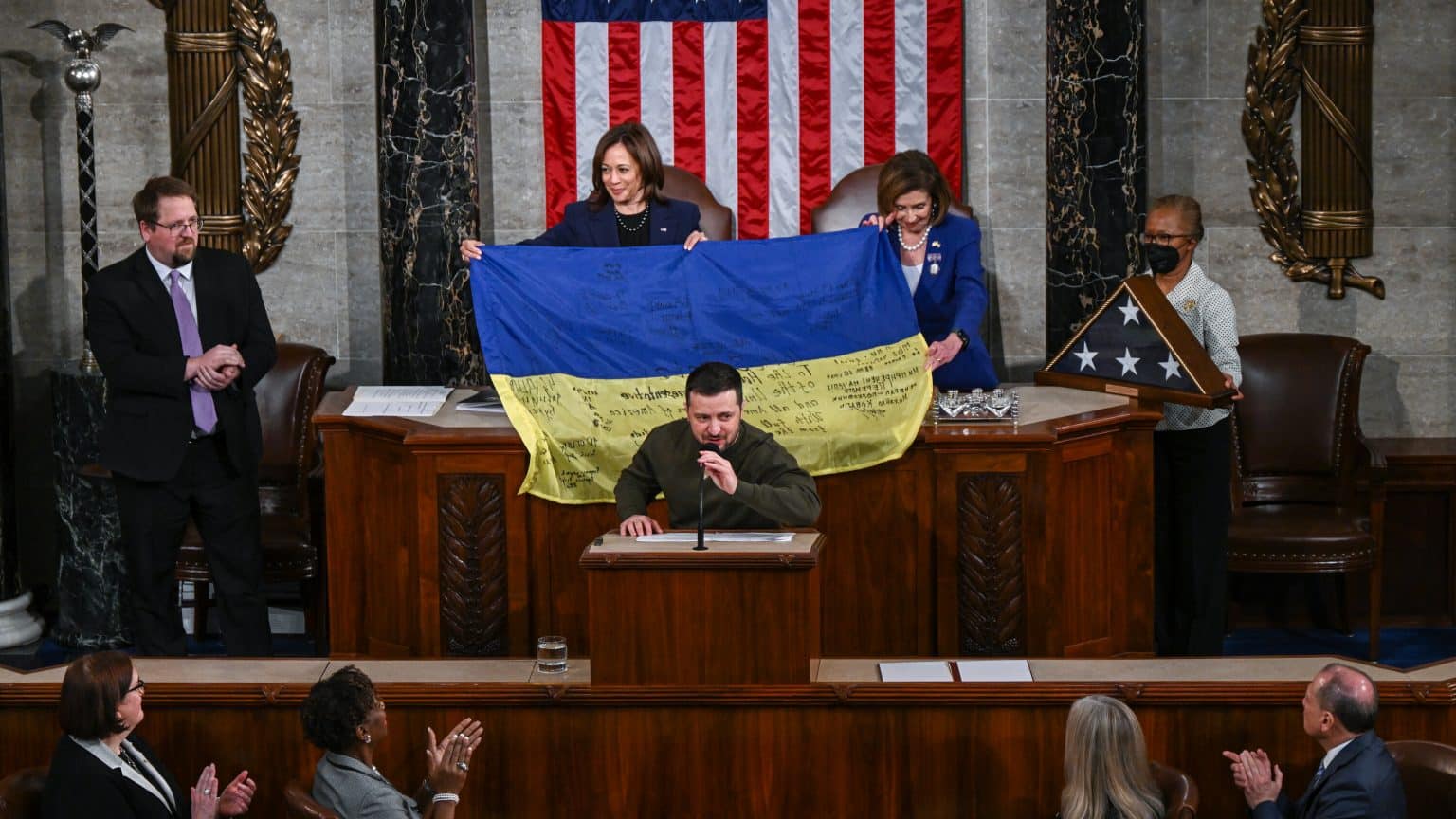 Ukraine's Zelenskiy tells US Congress