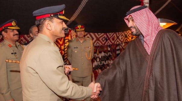 COAS Asim Munir with MBS