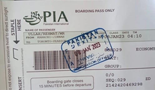 FIA Officers Issue Fake Boarding Pass