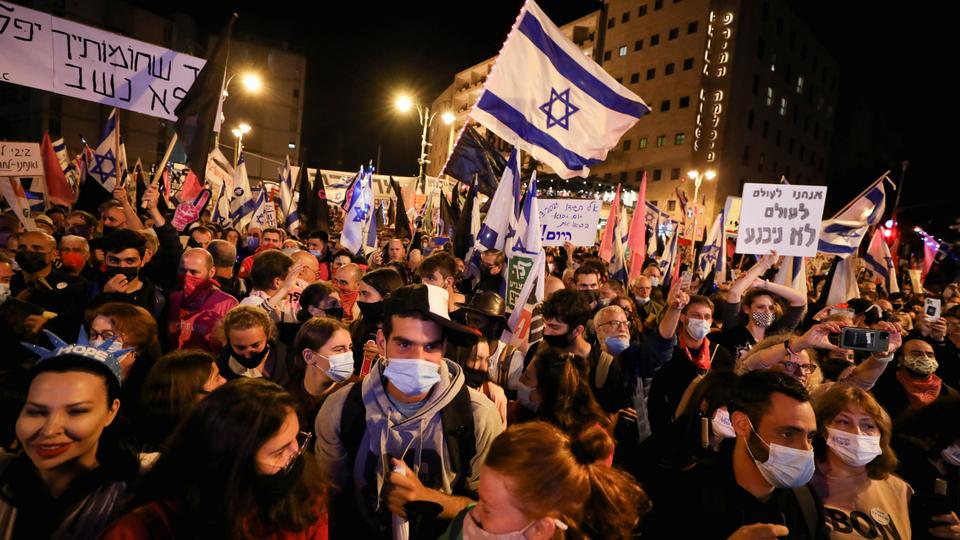 Israelis protest new Netanyahu government