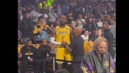 Clippers fan, LeBron James, Crypto.com Arena