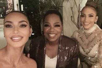 Kim Kardashian, Jennifer Lopez and Oprah