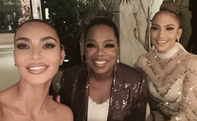 Kim Kardashian, Jennifer Lopez and Oprah