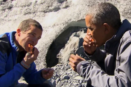 Barack Obama ate an Alaskan bea