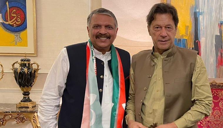 Ijazul Haq With Imran Khan, Ijazul Haq in PTI