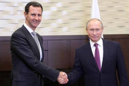 Russian President Vladimir Putin, Bashar Al Assad