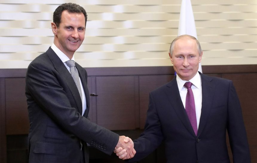 Russian President Vladimir Putin, Bashar Al Assad