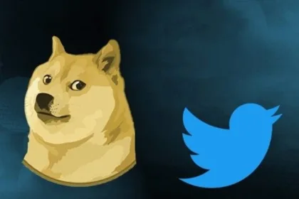 Elon Musk, Twitter logo, Dogecoin Shiba Inu, Doge, Cryptocurrency