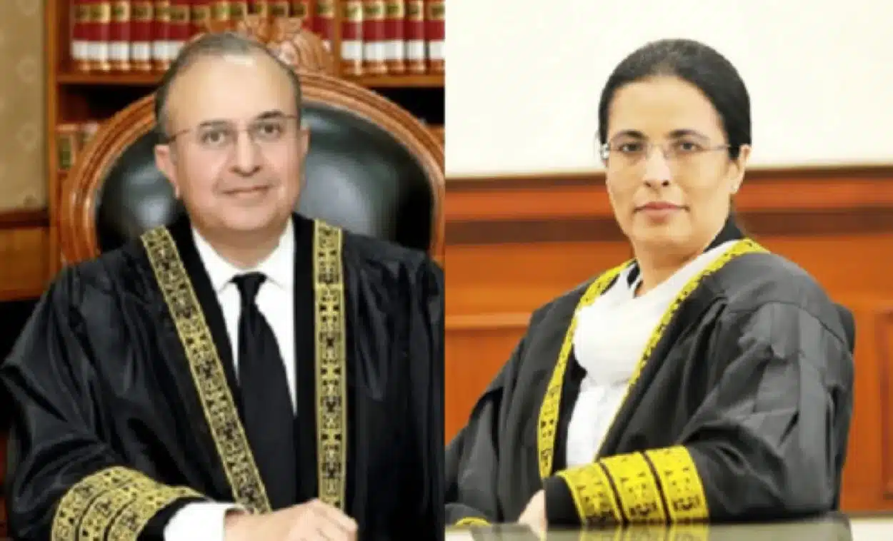 Justice Syed Mansoor Ali Shah, Justice Ayesha A. Malik