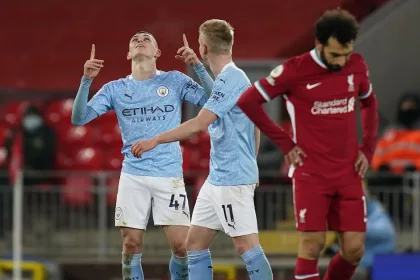 Manchester City crushed Liverpool 4-1