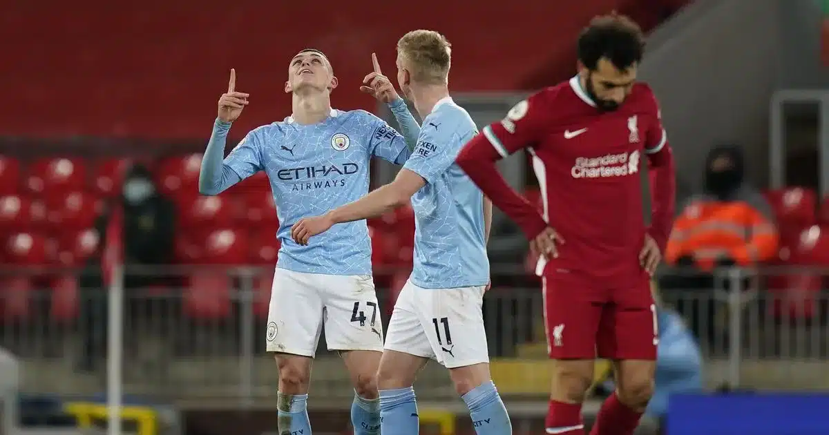 Manchester City crushed Liverpool 4-1