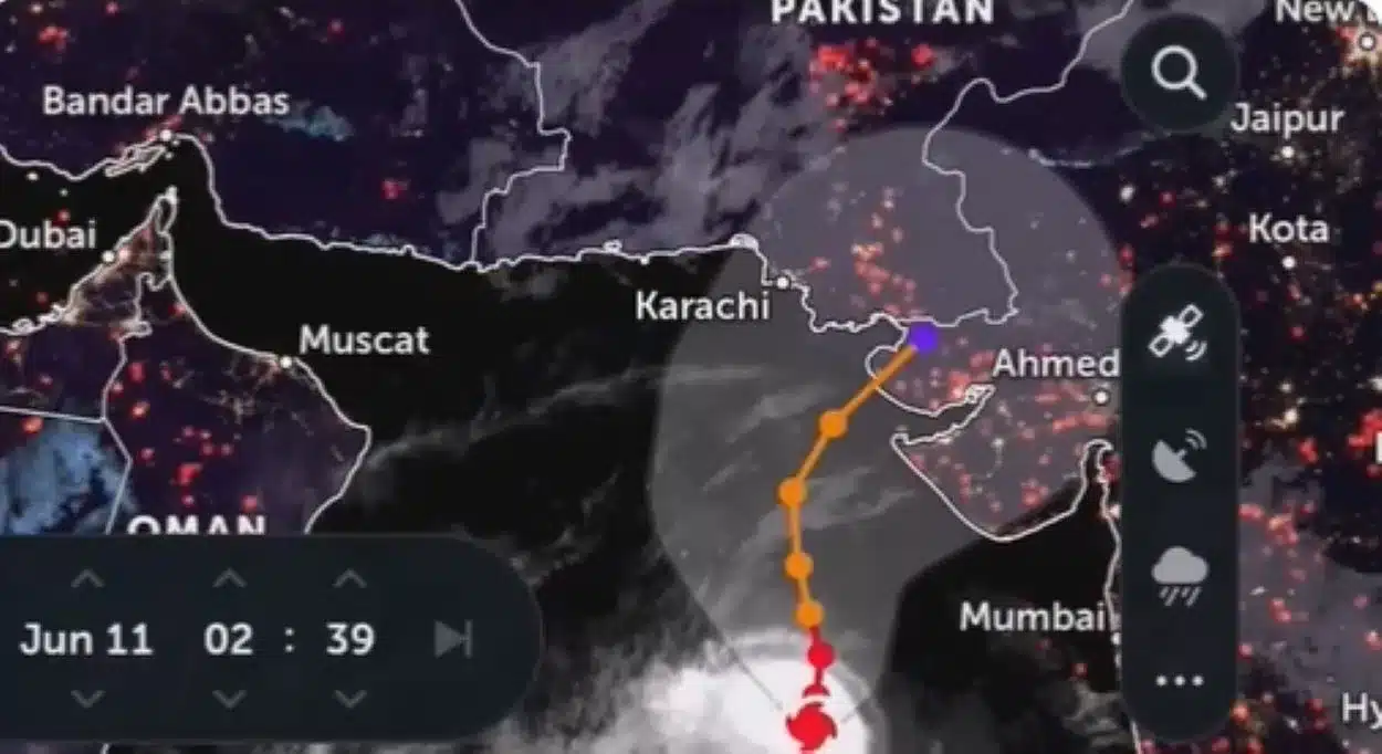 "Cyclonic Storm Biparjoy", "Pakistan Meteorological Department", "Karachi, Arabian Sea"