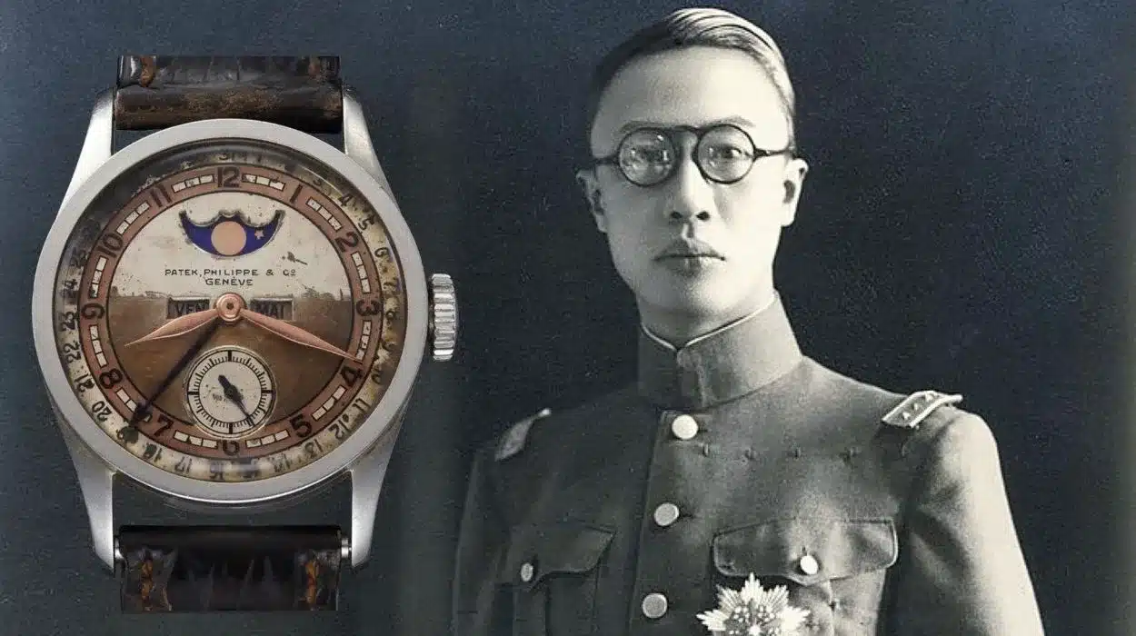 "Patek Philippe Watch", "Emperor Aisin-Gioro Puyi", "Hong Kong Auction", "Reference 96", "Historic Watch Auction"