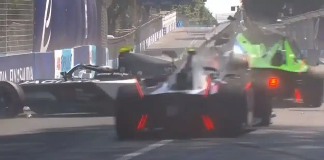 Formula E Rome Collision