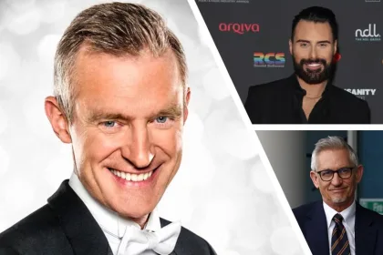 Gary Lineker, Rylan Clark, and Jeremy Vine