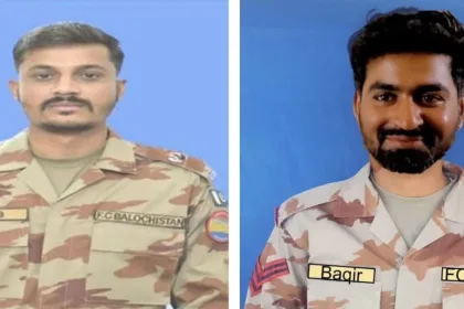 Major Saqib Hussain and Naik Baqir Ali