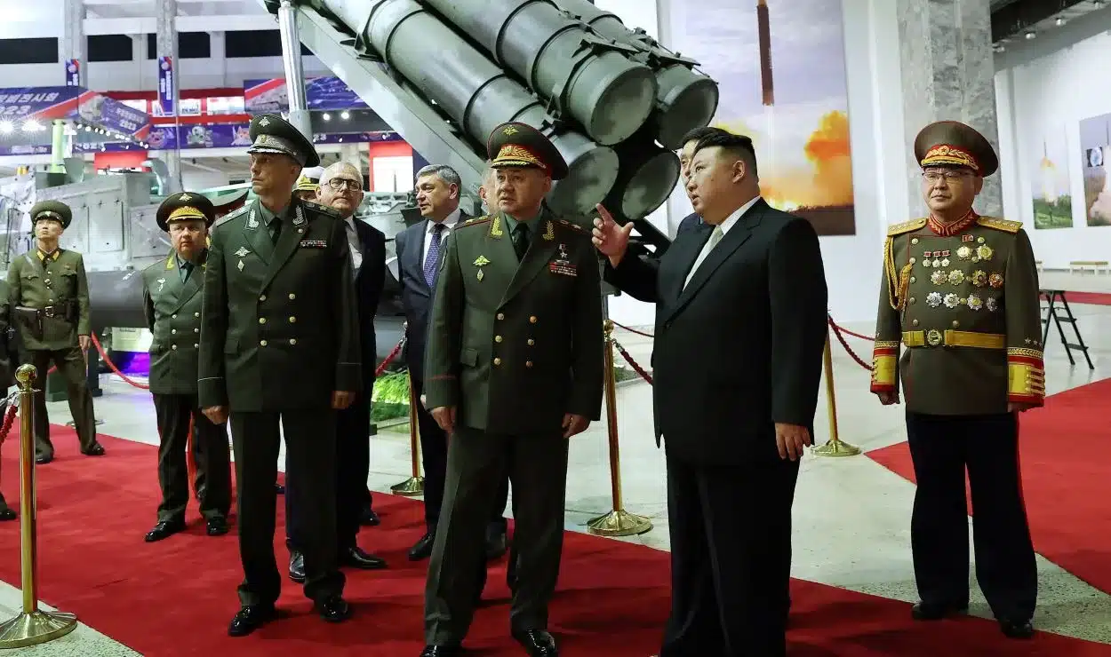 North Korea’s Kim and Russia defence minister