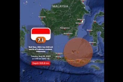 Bali Sea Earthquake