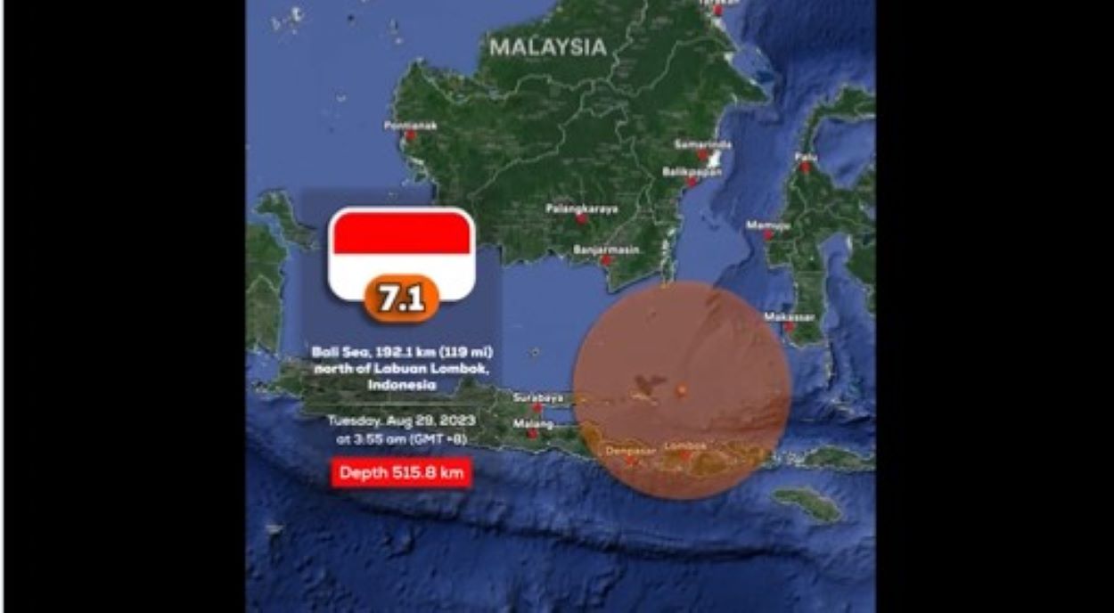 Bali Sea Earthquake