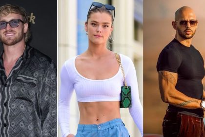 Nina Agdal, Logan Paul, Andrew Tat