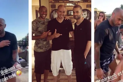 Thierry Henry Tony Parker Party