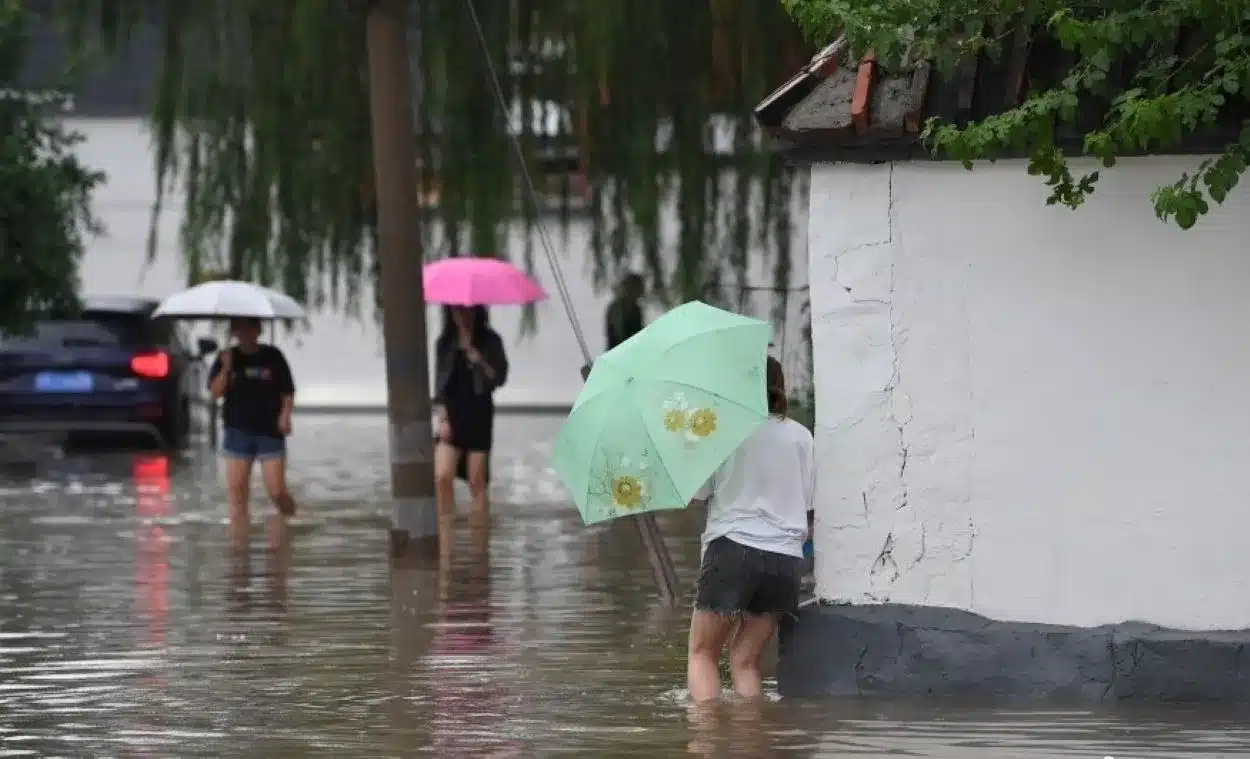 Typhoon Doksuri Zhuozhou floods