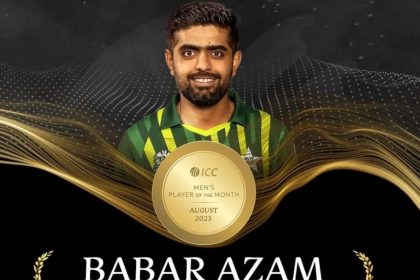 Babar Azam ICC Player of the Month August 2023