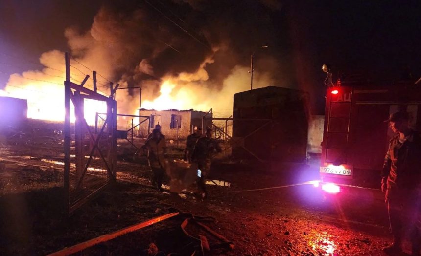 Nagorno-Karabakh Gas Station Explosion