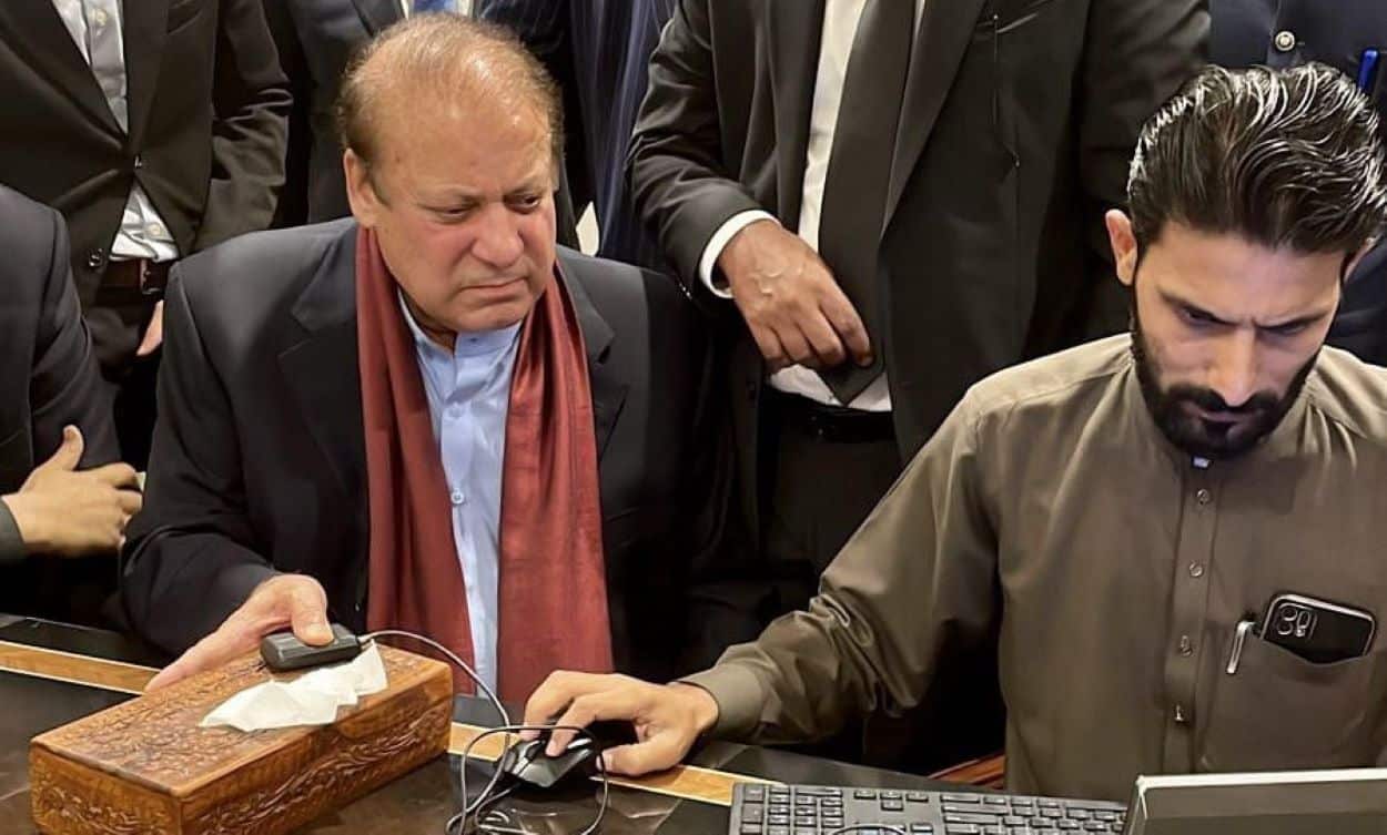 Nawaz Sharif in Islamabad