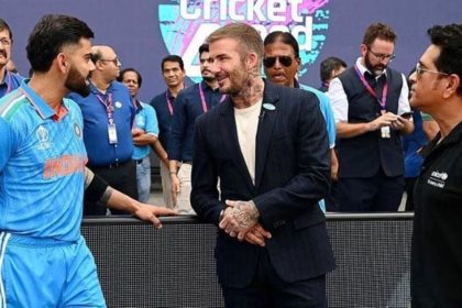David Beckham, Virat Kohli and Sachin Tendulkar