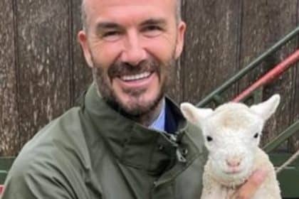 David Beckham With GOAT