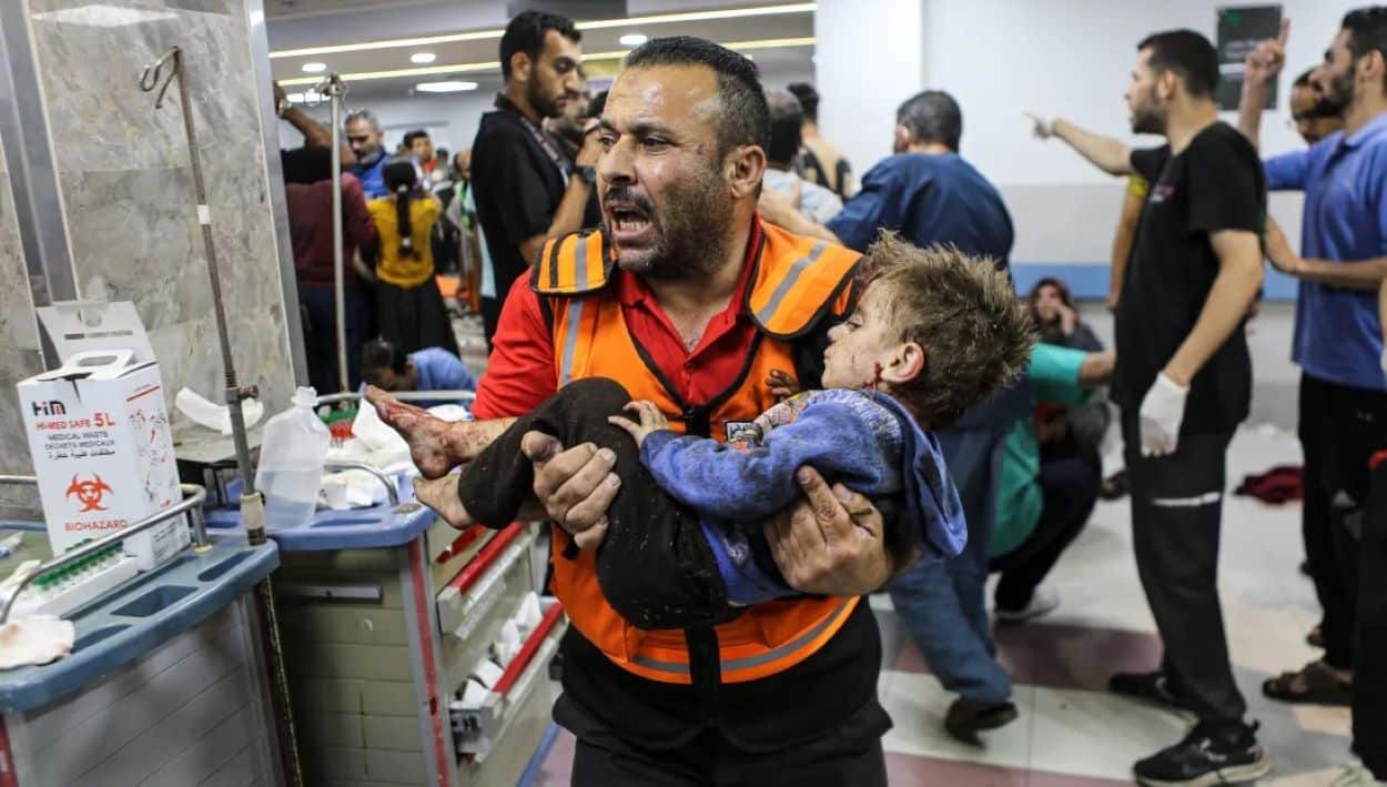 Israel Bombs Gaza Hospital