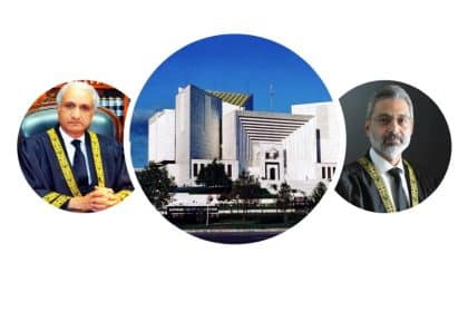 "Supreme Court Bench Formation," "Justice Ijazul Ahsan," "Chief Justice Qazi Faez Isa," "Pakistan Judiciary"