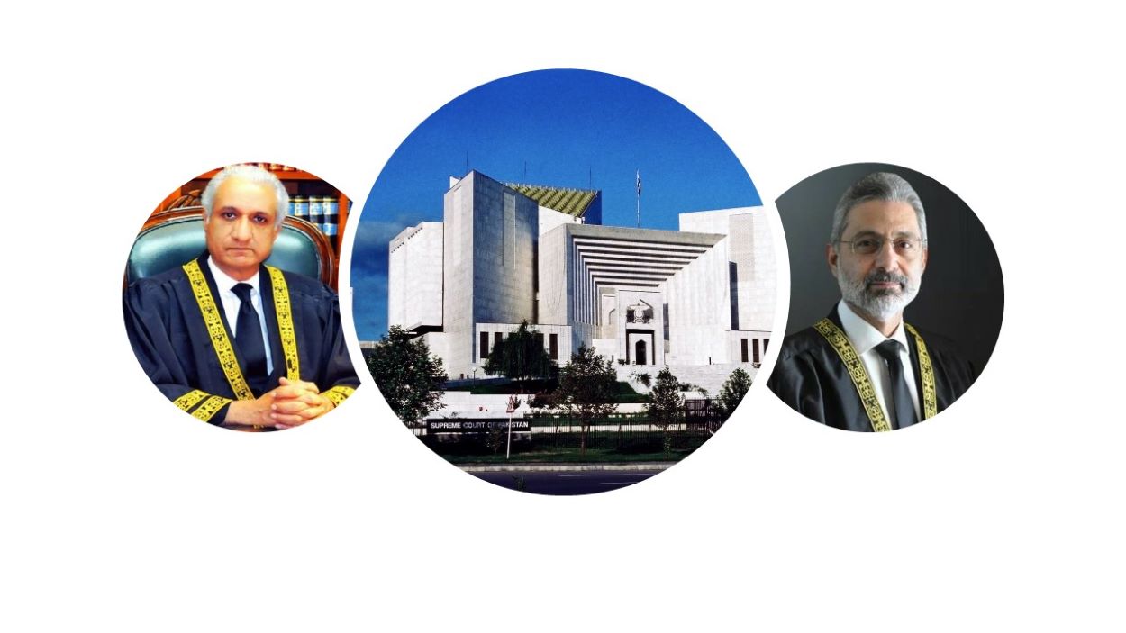 "Supreme Court Bench Formation," "Justice Ijazul Ahsan," "Chief Justice Qazi Faez Isa," "Pakistan Judiciary"