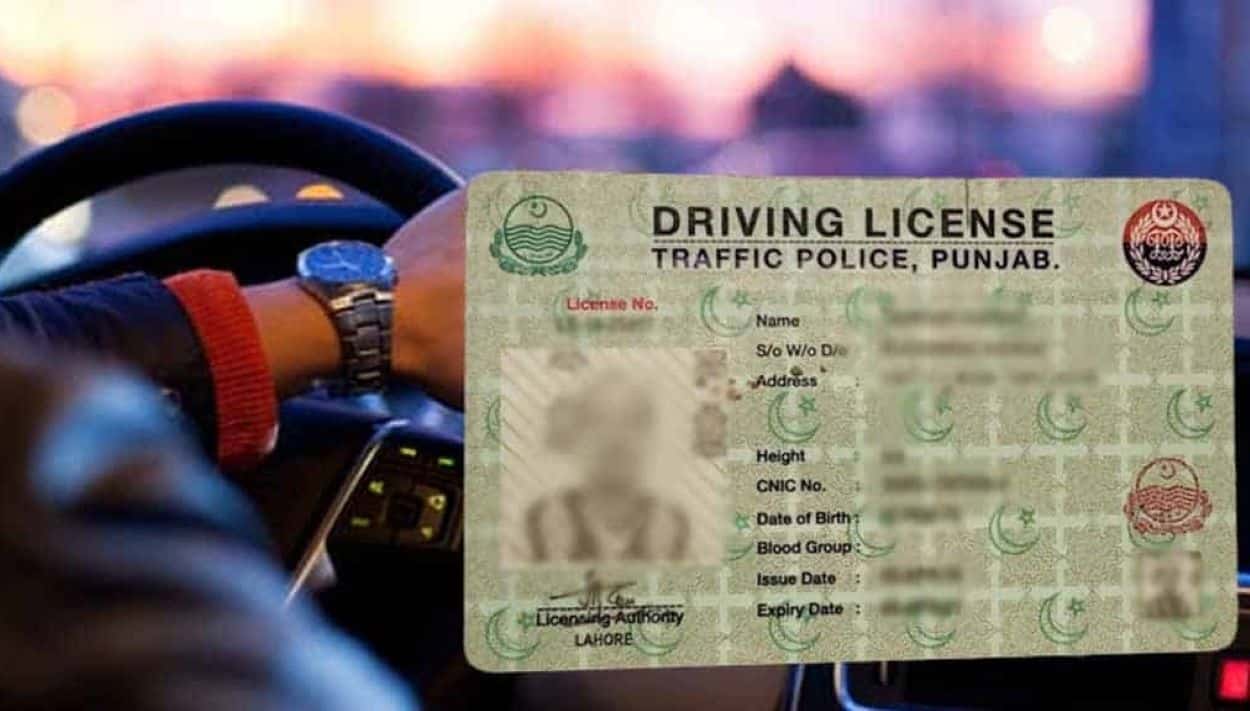 Pakistan Punjab Driving License