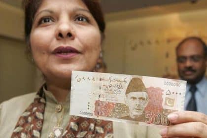 Pakistani 5000 Note