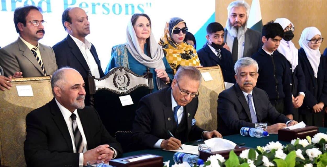 President Alvi Signs Marrakesh Treaty