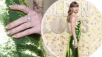 Taylor Swift Golden Globes 2024 Nails