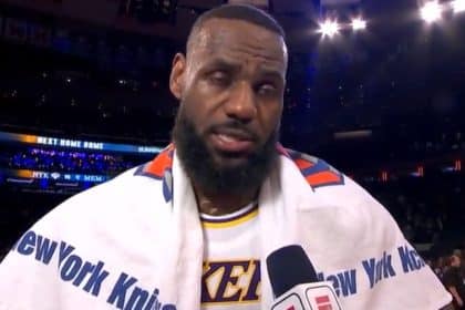 LeBron James Knicks Towel