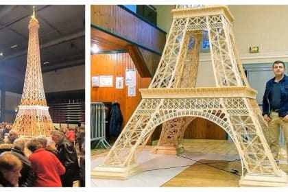 Matchstick Eiffel Tower Guinness Record