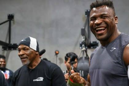 Mike Tyson and Francis Ngannou