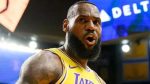 LeBron James Lakers Pelicans Playoff Game