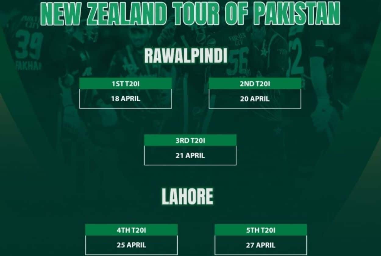 New Zealand T20 Tour Pakistan