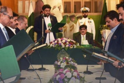 Sindh Cabinet oath ceremony