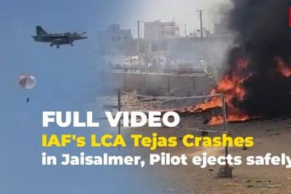 Tejas Fighter Jet Crashes in Rajasthan