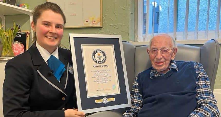 World Oldest Man John Tinniswood