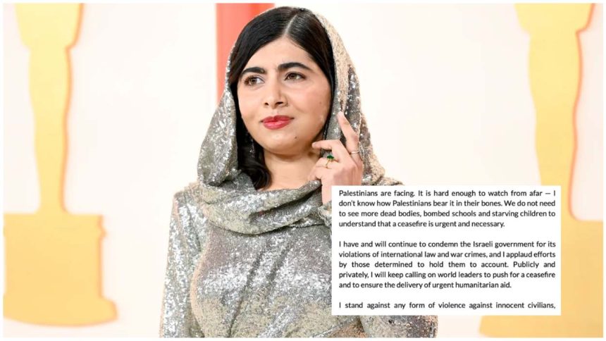 Malala Yousafzai Gaza Support