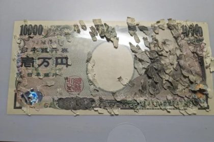 reconstructing shredded yen bill